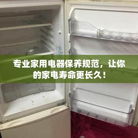 专业家用电器保养规范，让你的家电寿命更长久！