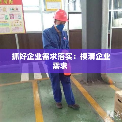 抓好企业需求落实：摸清企业需求 