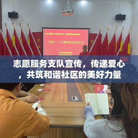 志愿服务支队宣传，传递爱心，共筑和谐社区的美好力量