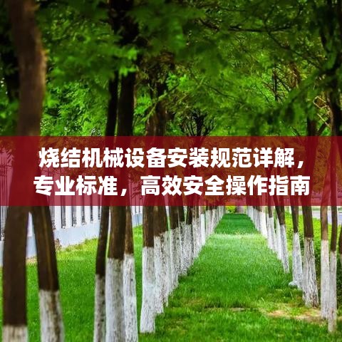 烧结机械设备安装规范详解，专业标准，高效安全操作指南