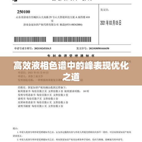 高效液相色谱中的峰表现优化之道