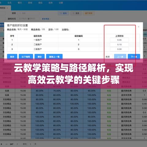 云教学策略与路径解析，实现高效云教学的关键步骤