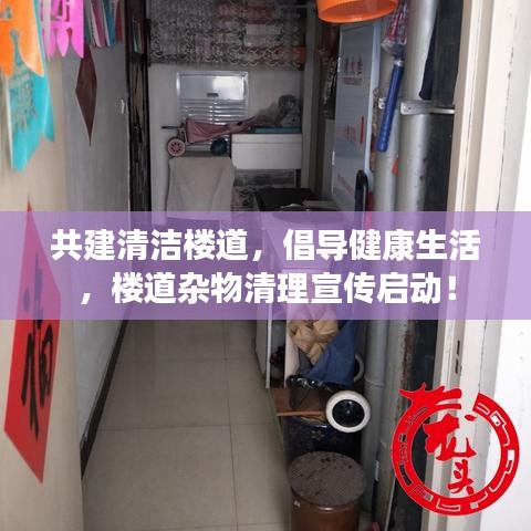 共建清洁楼道，倡导健康生活，楼道杂物清理宣传启动！